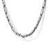 22 Inch 3.2mm 925 Sterling Silver Hollow Men's Link Chain Necklace - 1
