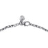Contemporary 925 Sterling Silver Hollow Men's Link Chain Necklace - 4