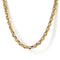 22 Inch 3.6mm 14K Yellow Gold Hollow Men's Link Chain Necklace - 1