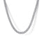 Classic 925 Sterling Silver Men's 22 Inch Hollow Cuban Link Chain Necklace - 1