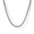 Classic 925 Sterling Silver Men's Hollow Cuban Link Chain Necklace - 1