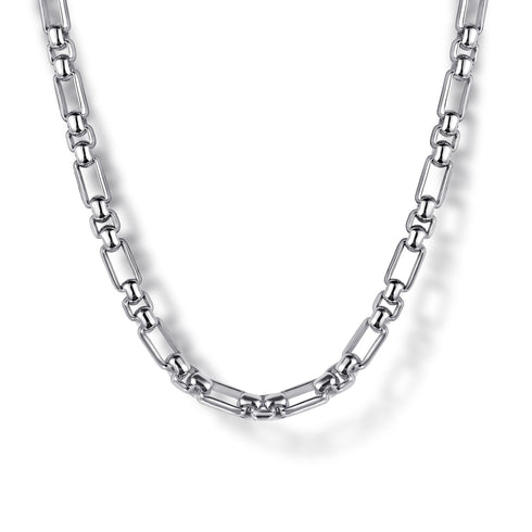 Classic 22 Inch 3mm Sterling Silver Figaro Chain Necklace - 2
