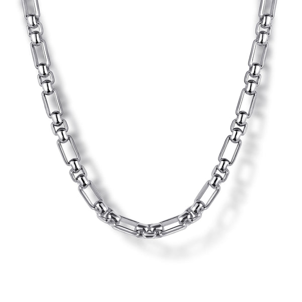 Classic 22 Inch 3mm Sterling Silver Figaro Chain Necklace - 2
