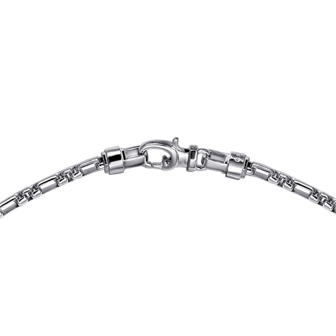Classic 22 Inch 3mm Sterling Silver Figaro Chain Necklace - 4