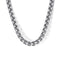Classic 925 Sterling Silver Men's Round Box Chain Necklace - 2