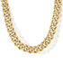 Classic 14K Yellow Gold Solid Cuban Link Chain Necklace 22 Inch - 1