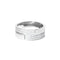 Seventies Medium Ring in 18K White Gold with Diamonds - 2