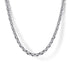 Classic 24 Inch Sterling Silver Solid Men's Link Chain Necklace - 2