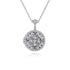 Vintage Inspired 14K White Gold Filigree Diamond Locket Necklace - 1