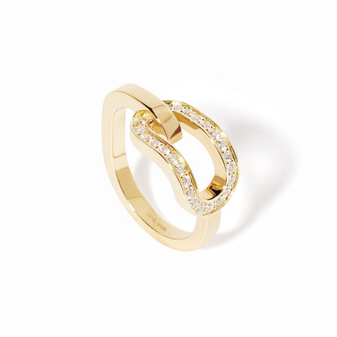 Maillon Large Ring in Yellow Gold - 1