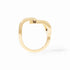 Maillon Large Ring in 18K Yellow Gold with Diamonds - 2