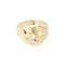 Menottes R12 Ring in 18K Yellow Gold with Diamonds - 1