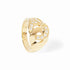 Menottes R12 Ring in 18K Yellow Gold with Diamonds - 1