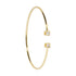 Le Cube Diamant Medium Bangle Bracelet in White Gold - 1