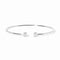 Le Cube Diamant Medium Bangle Bracelet in 18K White Gold - 2