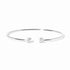 Le Cube Diamant Medium Bangle Bracelet in 18K White Gold - 2