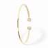 Le Cube Diamant Medium Bracelet in Yellow Gold and Diamonds - 1