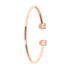 Le Cube Diamant 18K Pink Gold and Diamond Bracelet - 1