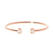 Le Cube Diamant 18K Pink Gold and Diamond Bracelet - 2