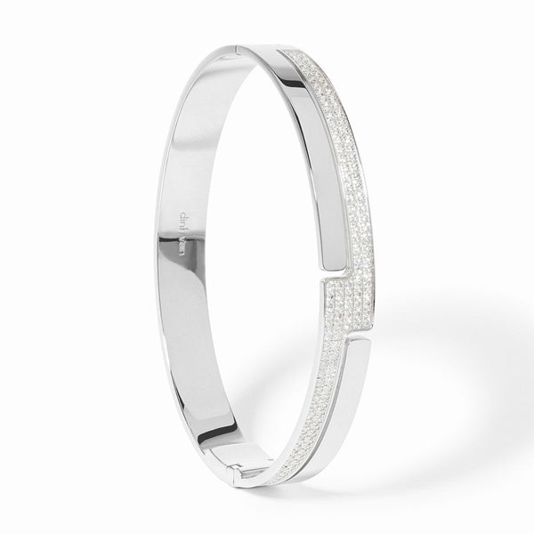 Seventies White Gold Diamond Bracelet - 1