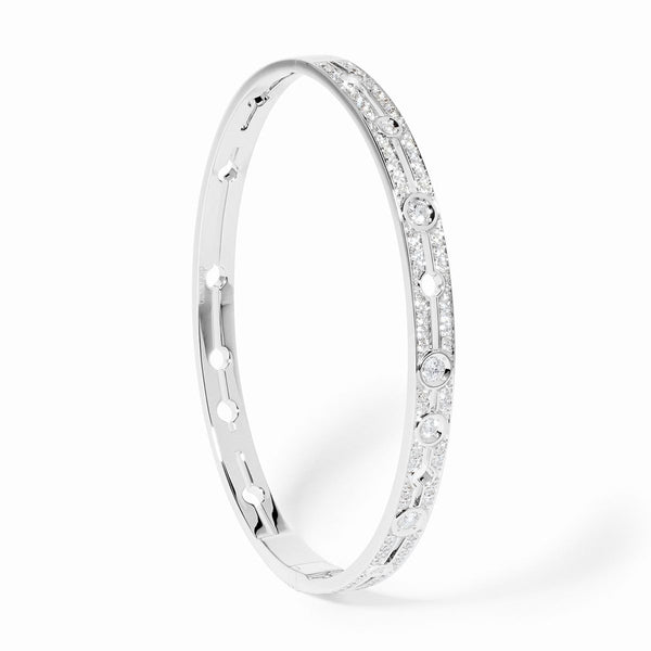 Pulse Bracelet in 18K White Gold with Diamonds - 1
