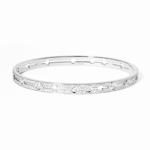Pulse Bracelet in 18K White Gold with Diamonds - 2