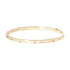 Pulse Bracelet Small Model in Yellow Gold with Diamonds - 2