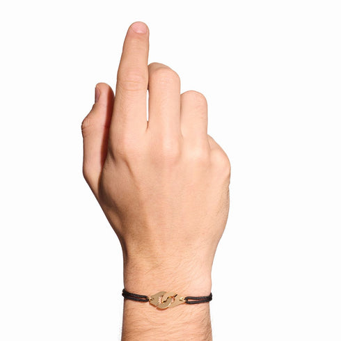 Menottes Dinh Van Medium Cord Bracelet in Yellow Gold - 2