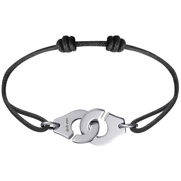 Menottes R15 18K White Gold Cord Bracelet - 1