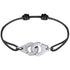 Menottes R15 18K White Gold Cord Bracelet - 1