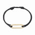 Maillon L Cord Bracelet in Yellow Gold with Diamonds - 1