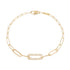 Maillon Small Bracelet in 18K Yellow Gold with Diamonds - 1