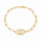 Menottes Dinh Van R12 Bracelet in Yellow Gold with Diamonds - 1
