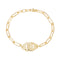 Menottes Dinh Van R12 Bracelet in Yellow Gold with Diamonds - 1