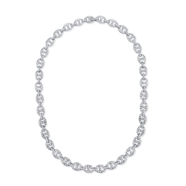 Diamond Mariner Link Necklace - 1