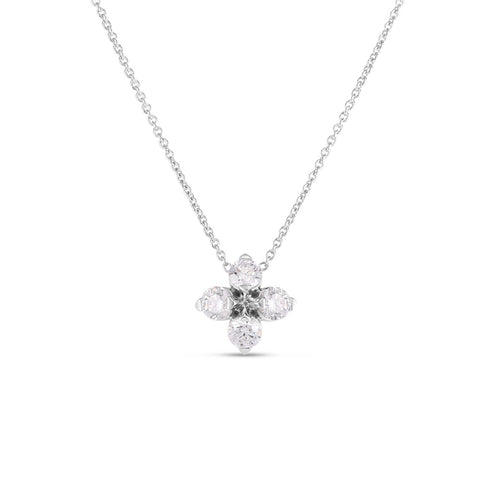 Love In Verona Diamond Flower Necklace - 1