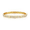 Pave Diamond Station Bangle - 1