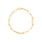 Designer Gold Oval Link Bracelet in 18K Yellow Gold - 2
