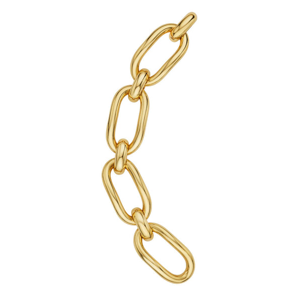 Large Link Gold Bracelet - 1