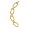 Large Link Gold Bracelet - 1