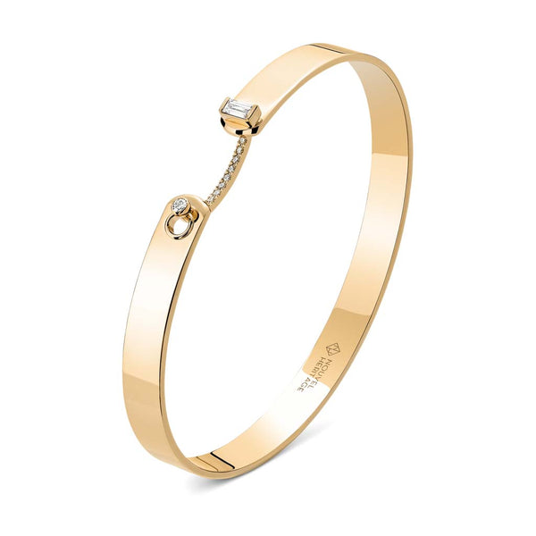 Dinner Date GM Mood Bangle in Yellow Gold - 3