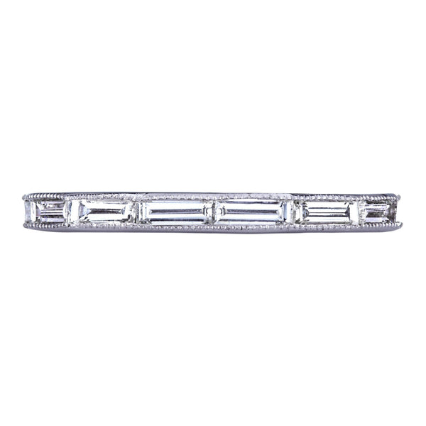 Silhouette White Diamond Band - 1