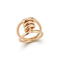 Huxley 18K Gold Single Coil Link Ring - 1