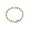 Saxon 18K Gold Chain Link Bracelet With Elongated Clasp - 1