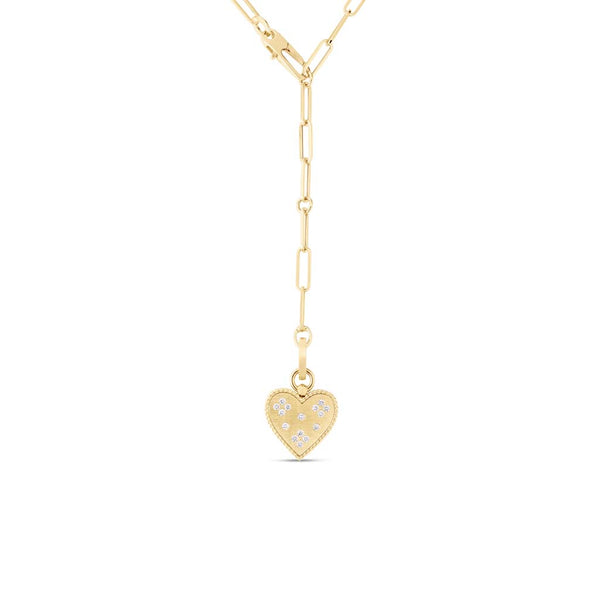 Venetian Princess Medium Heart Medallion Necklace - 1