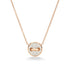 Pom Pom Dot Necklace with pendant - 1