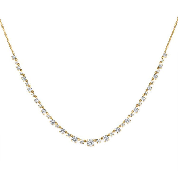 Diamond Station Necklace - 1