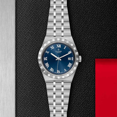 Tudor Royal 38 Blue Dial Watch - 3