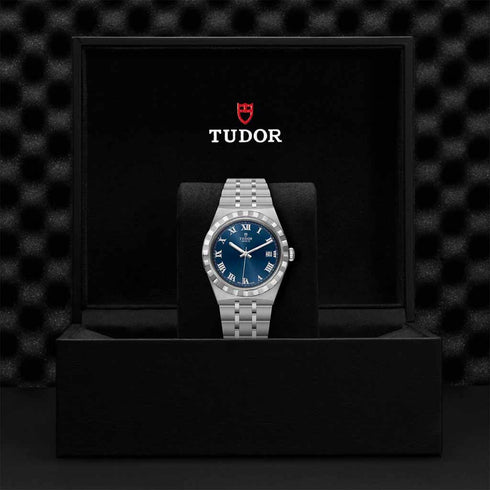 Tudor Royal 38 Blue Dial Watch - 5
