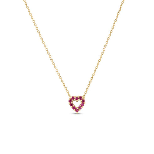 Tiny Treasures Reversible Heart Necklace - 1